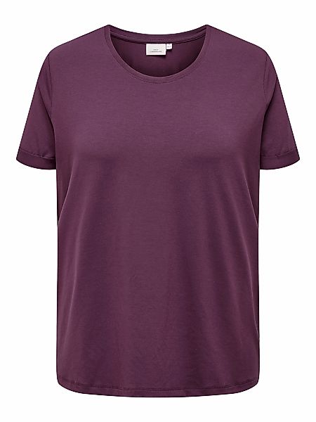 ONLY CARMAKOMA Kurzarmshirt "CARMOSTER S/S FOLD UP TOP JRS NOOS" günstig online kaufen