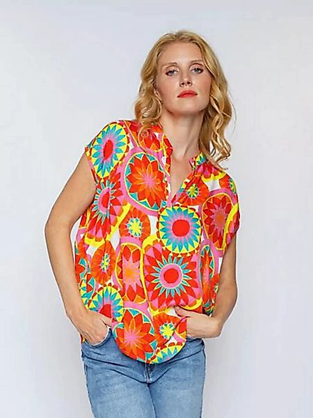Emily Van Den Bergh Schlupfbluse Blusenshirt Mandala Orange günstig online kaufen