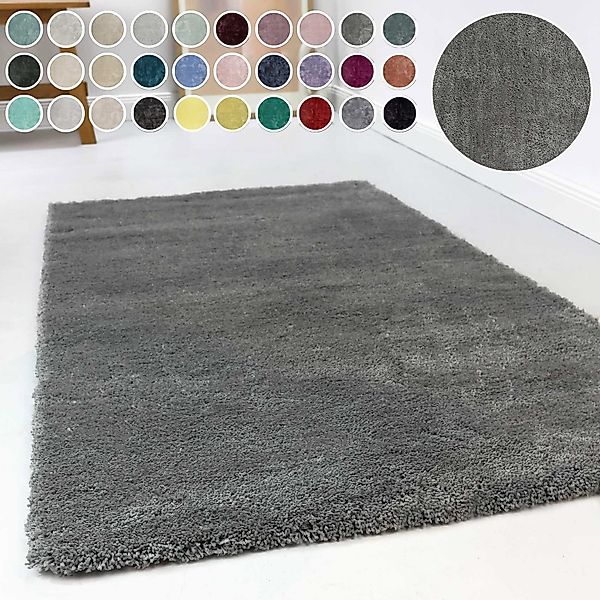 Esprit Hochflor-Teppich »Relaxx ESP-4150«, rechteckig, 25 mm Höhe, Wohnzimm günstig online kaufen