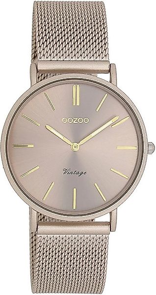 OOZOO Quarzuhr C20337, Armbanduhr, Damenuhr, Edelstahlarmband, Mineralglas, günstig online kaufen