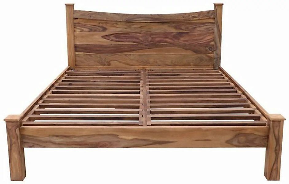 Indischesmoebelhausde Massivholzbett Bett Rami 180x200 aus indischem Sheesh günstig online kaufen