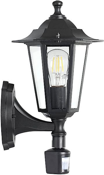 EGLO Wandleuchte Laterna 4 Außen-Wandlampe, Außenleuchte, Aluguss und Glas, günstig online kaufen
