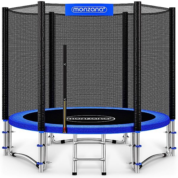 Trampolin Ø244cm inkl Sicherheitsnetz TÜV Rheinland günstig online kaufen