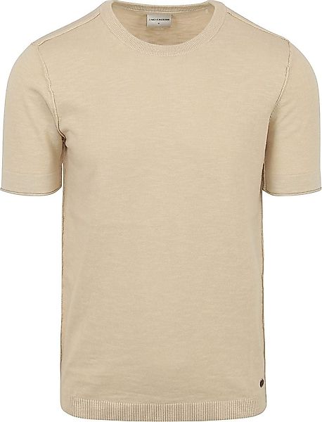 No Excess Knitted T-Shirt Ecru - Größe XL günstig online kaufen