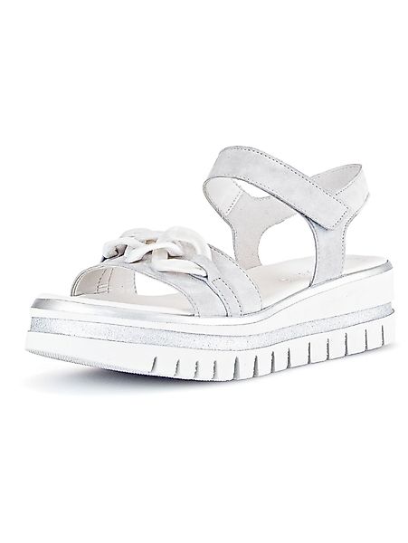 Gabor Sandalen Veloursleder Keilsandalette günstig online kaufen