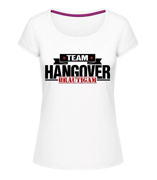 Team Hangover Bräutigam · Frauen T-Shirt U-Ausschnitt günstig online kaufen
