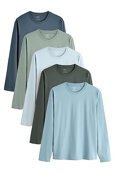 Next Langarmshirt Shirts, 5er-Pack (5-tlg) günstig online kaufen