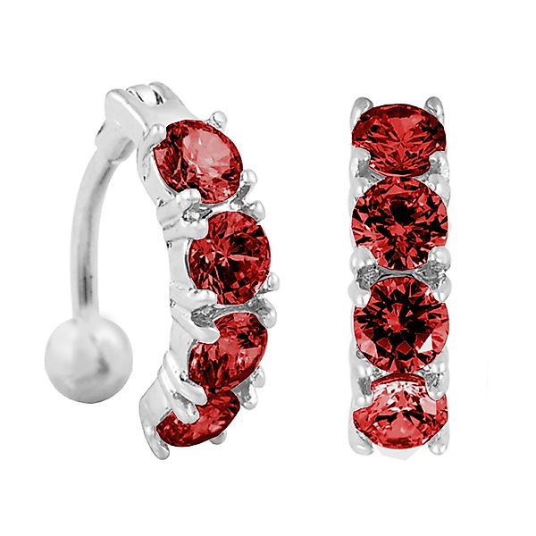 Taffstyle Bauchnabelpiercing Bauchnabel Piercing Chirurgenstahl 4 günstig online kaufen