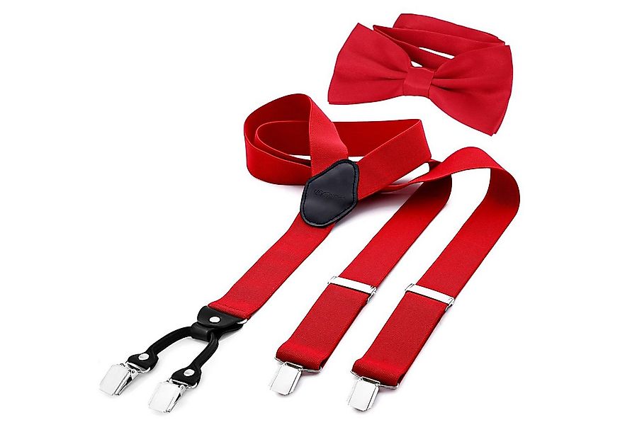 DonDon Hosenträger 3,5 cm breit (2er Set, 2-St) 2er Set, Hosenträger Y-Form günstig online kaufen