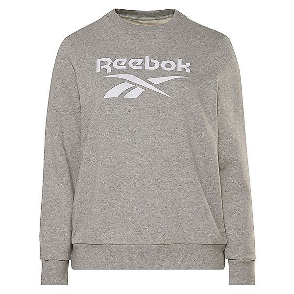 Reebok Ri Bl Ft Crew In Big Pullover 2X Medium Grey Heather / White günstig online kaufen
