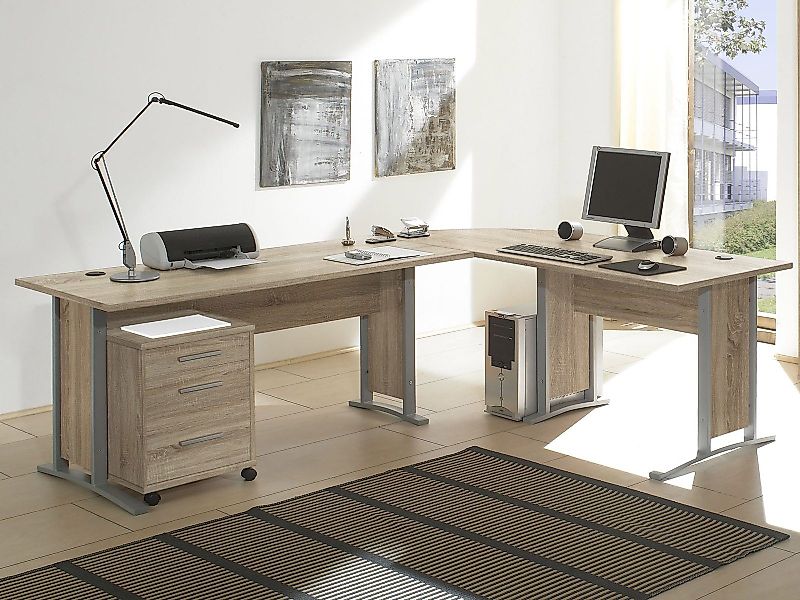 PREISBRECHER Eckschreibtisch Clermont, 220 x 72 günstig online kaufen