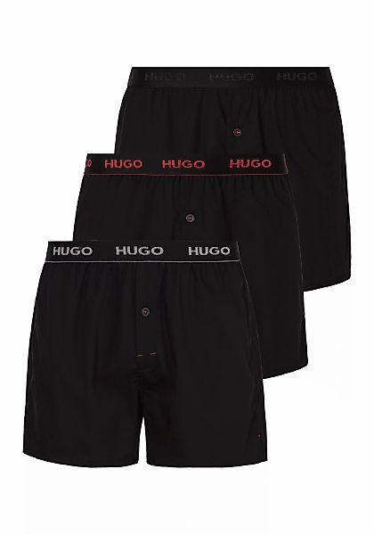 HUGO Underwear Boxer "WOVEN BOXER TRIPLET", (Packung, 3 St., 3), mit elasti günstig online kaufen