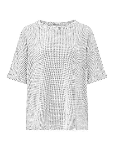 SASSYCLASSY T-Shirt Shirt in Waffelpiqué Oversize günstig online kaufen