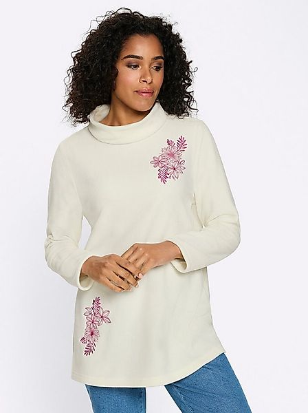 Sieh an! Fleeceshirt Fleece-Shirt Langarm Länge ca. 74 cm günstig online kaufen