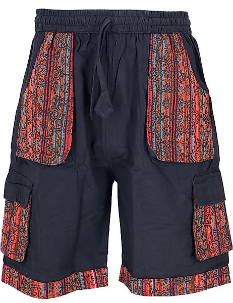 Guru-Shop Relaxhose Ethno Yogashorts im Goastyle günstig online kaufen