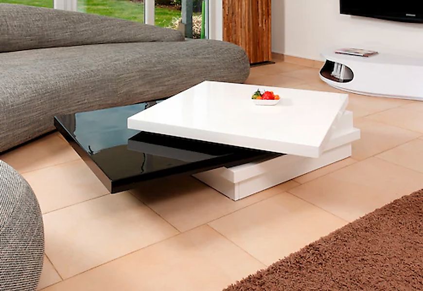 SalesFever Couchtisch, Tischplatte drehbar um 360° günstig online kaufen