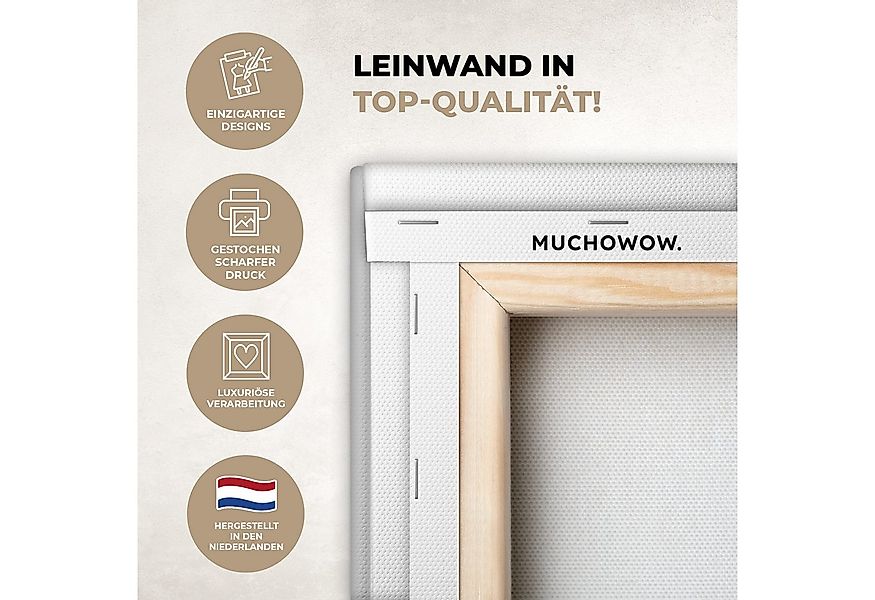 OneMillionCanvasses® Leinwandbild Pädagogisch - Zählen lernen - Weiß - 1-10 günstig online kaufen