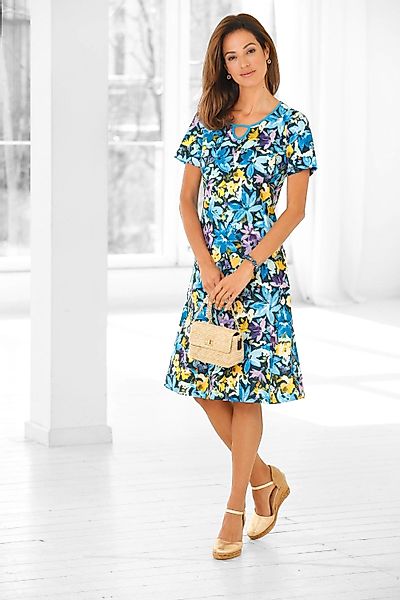 GOLDNER Sommerkleid Freizeitkleid mit hochwertigem Druck günstig online kaufen