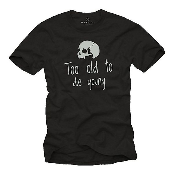 MAKAYA T-Shirt Geburtstag Männer 30 40 50 60 Lustige Sprüche Herrenshirt Ku günstig online kaufen