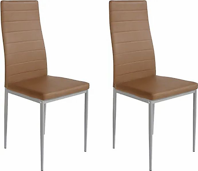 Home affaire Esszimmerstuhl »Pluto«, (Set), 2 St., Kunstleder, Bezug in Kun günstig online kaufen