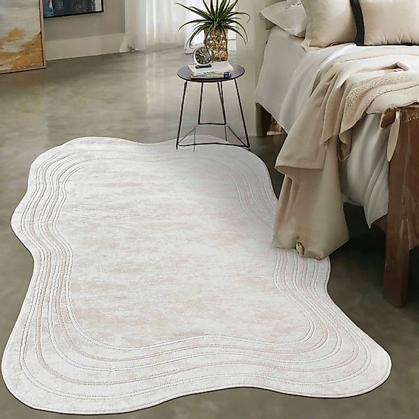 Mazovia Designteppich Modern Unregelmäßig Teppich Weich günstig online kaufen