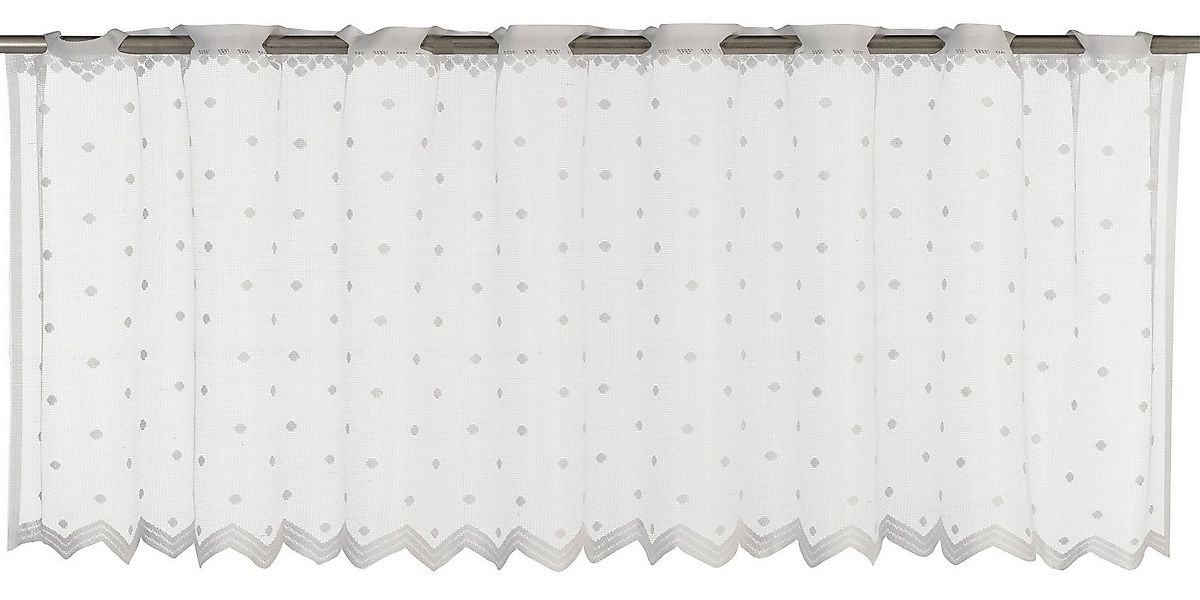 ELBERSDRUCKE Scheibengardine Bistrogardine Celeste weiß transparent 45x160c günstig online kaufen