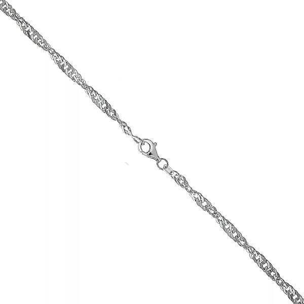 Vivance Collierkettchen "925/- Sterling Silber weiss Singapurkette 55 cm" günstig online kaufen