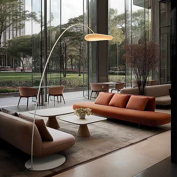 Stilnovo Mr. Magoo LED-Bogenleuchte, dimmbar, Ra90 günstig online kaufen