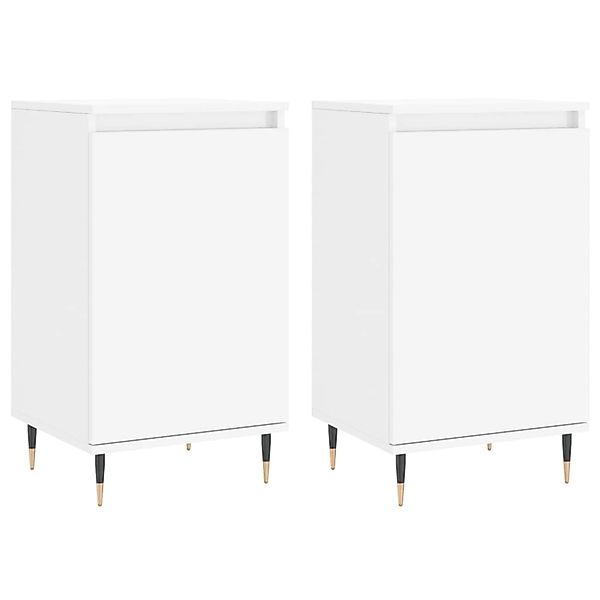 vidaXL Sideboards 2 Stk Weiß 40x35x70 cm Holzwerkstoff 831037 günstig online kaufen
