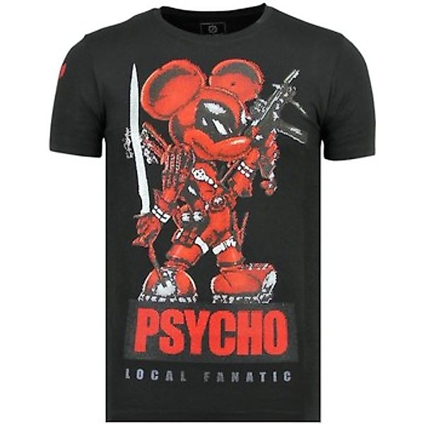 Local Fanatic  T-Shirt Rhinestones Psycho Mouse Shirt Mit günstig online kaufen