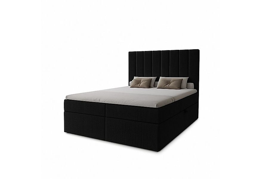 MARPUR Boxspringbett NERO MIL (Boxspringbett, Bettkasten, Matratze), Bettka günstig online kaufen