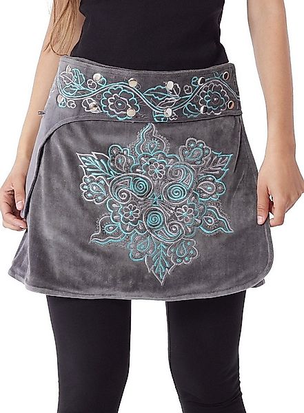 PUREWONDER Wickelrock Wickelrock für den Winter Samt Rock Winterrock Nr. 22 günstig online kaufen