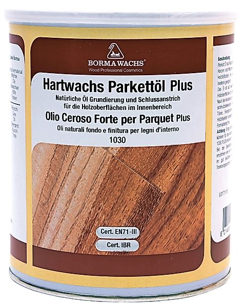 BORMA Holzöl 1 L HARTWACHS PARKETTÖL günstig online kaufen