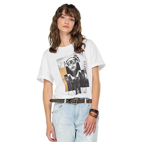 Replay W3301f Kurzärmeliges T-shirt S White günstig online kaufen