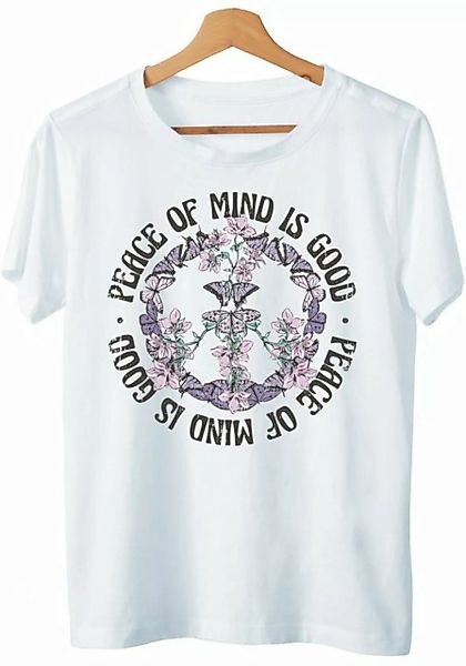 Art & Detail Shirt T-Shirt Peace Of My Mind Spruch Frieden günstig online kaufen
