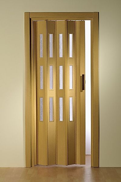 Forte Falttür Falttür Schiebetür Nischentür B 88,5 x H 202 cm Eiche hell 3 günstig online kaufen