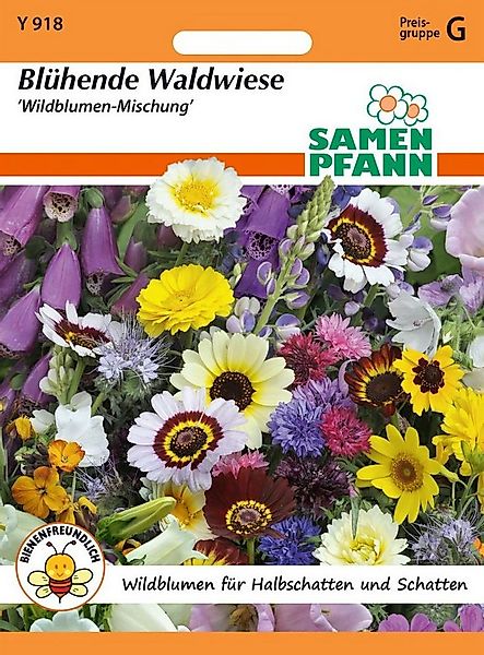 SAMEN PFANN Blumensamen Blühende Waldwiese - Blumenmischung Saatgut Samen günstig online kaufen
