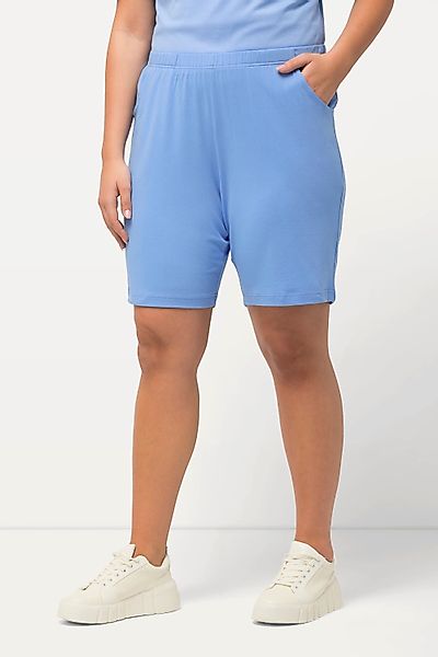 Ulla Popken Bermudas Jerseyshorts Taschen Elastikbund günstig online kaufen
