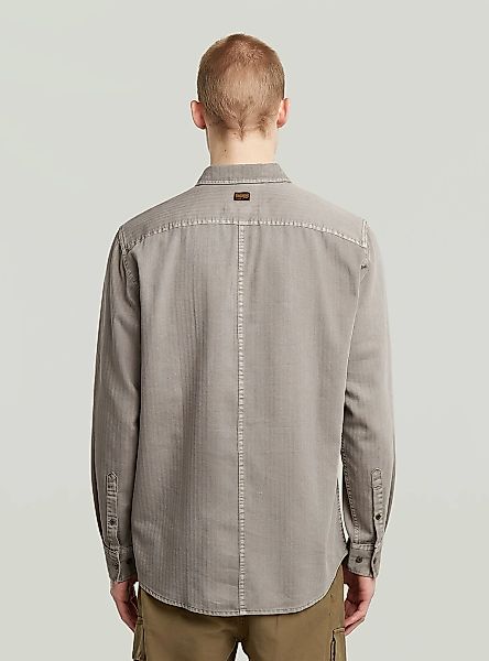 G-STAR Langarmshirt "Panelled Pocket Regular Shirt" günstig online kaufen