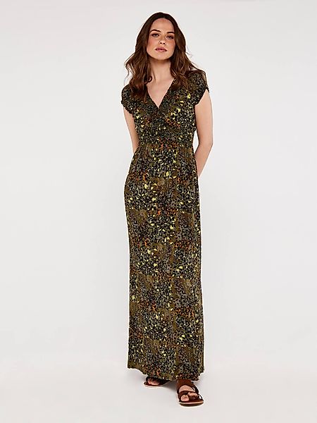 Apricot Maxikleid Colourpop Cheetah Smock Maxi günstig online kaufen