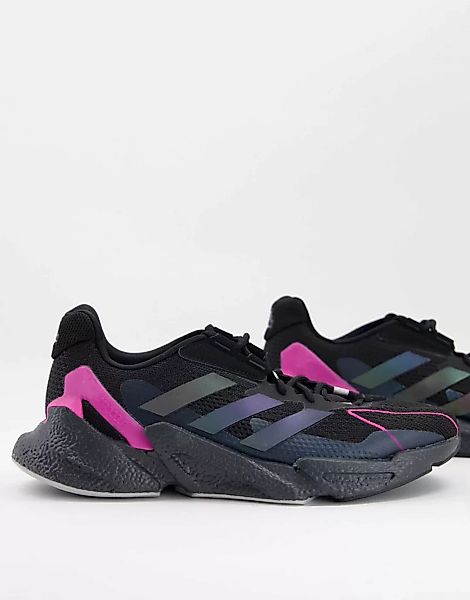adidas Training – X9000L4 – Sneaker in Schwarz mit Details in Pink günstig online kaufen