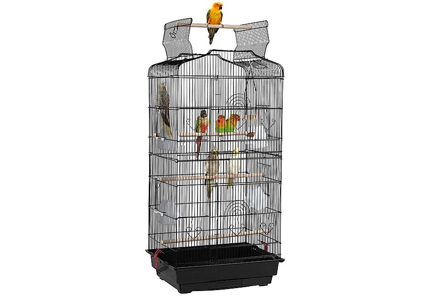 Yaheetech Vogelkäfig Vogelvoliere, Vogelhaus für Papagei Wellensittich günstig online kaufen