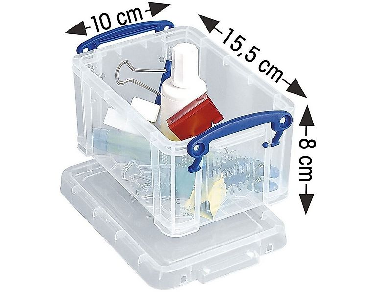 REALLYUSEFULBOX Aufbewahrungsbox, 0,7 Liter, verschließbar und stapelbar günstig online kaufen