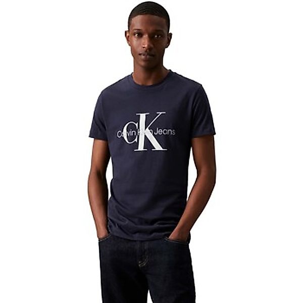 Calvin Klein Jeans T-Shirt ICONIC MONOGRAM SLIM TEE mit großem CK-Print günstig online kaufen