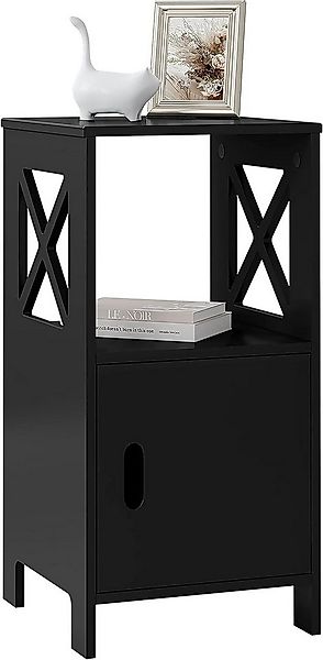 Woltu Nachttisch (1-St), Beistelltisch schmal, 30x60x30 cm, modern günstig online kaufen