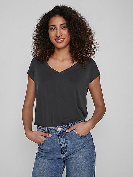 Vila T-Shirt Basic V-Neck Oberteil VIMODALA VIMODALA V-NECK S/S TOP - NOOS günstig online kaufen