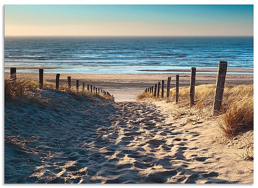 Artland Küchenrückwand »Weg zum Nordseestrand Sonnenuntergang«, (1 tlg.), A günstig online kaufen