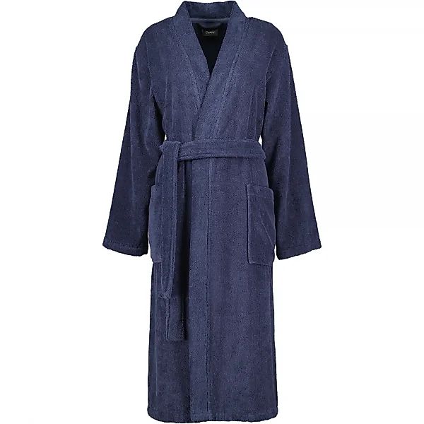 Cawö Home Damen Bademantel Kimono 826 - Farbe: blau - 17 - L günstig online kaufen
