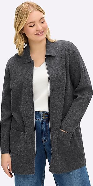 Sheego Longstrickjacke günstig online kaufen