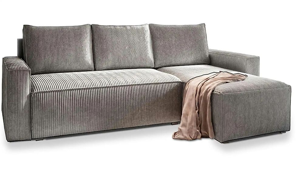 MASSENO Ecksofa mit Schlaffunktion Potaro ¦ grau ¦ Maße (cm): B: 230 H: 85 günstig online kaufen